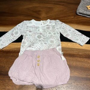 Rabbit Bear Onesie with shorts 6-9mo